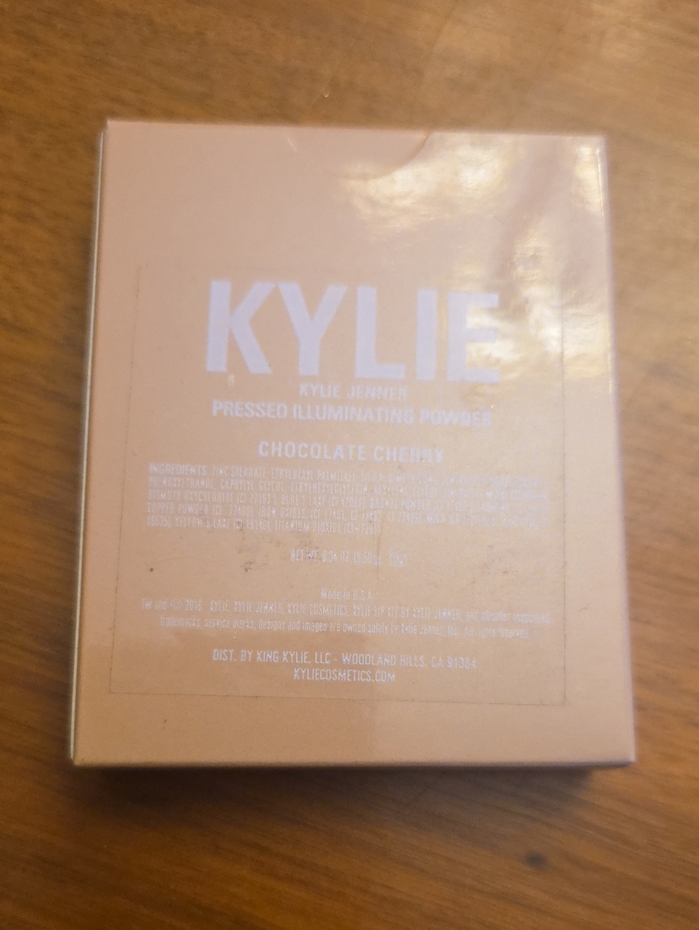 KYLIE Pressed Illuminating Powder - Chocolate Cherry (New In Box)